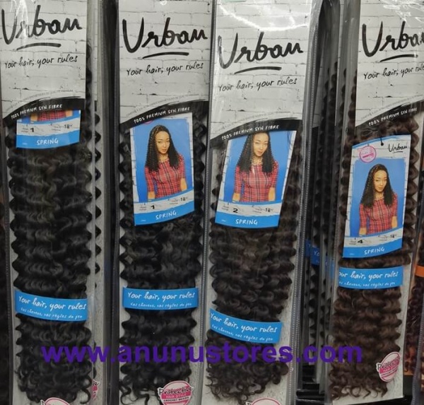 Urban Spring Curly Bulk Braids 18 inches